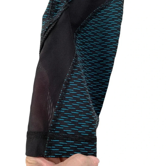 Lululemon Inspire Tight Score Jacquard Black Indian Ocean Black Size 6 - Picture 11 of 15